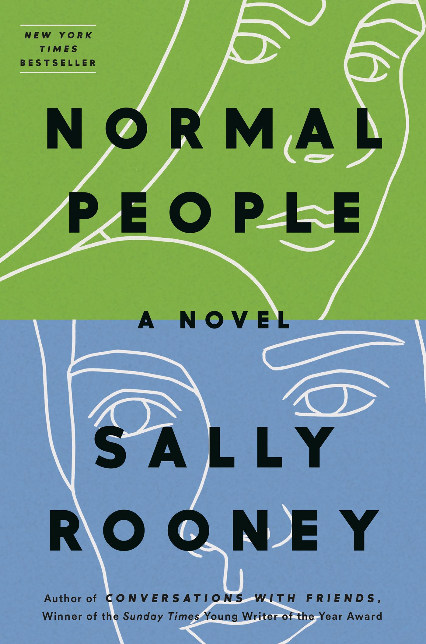 The media cover for “Normal People” by Sally Rooney