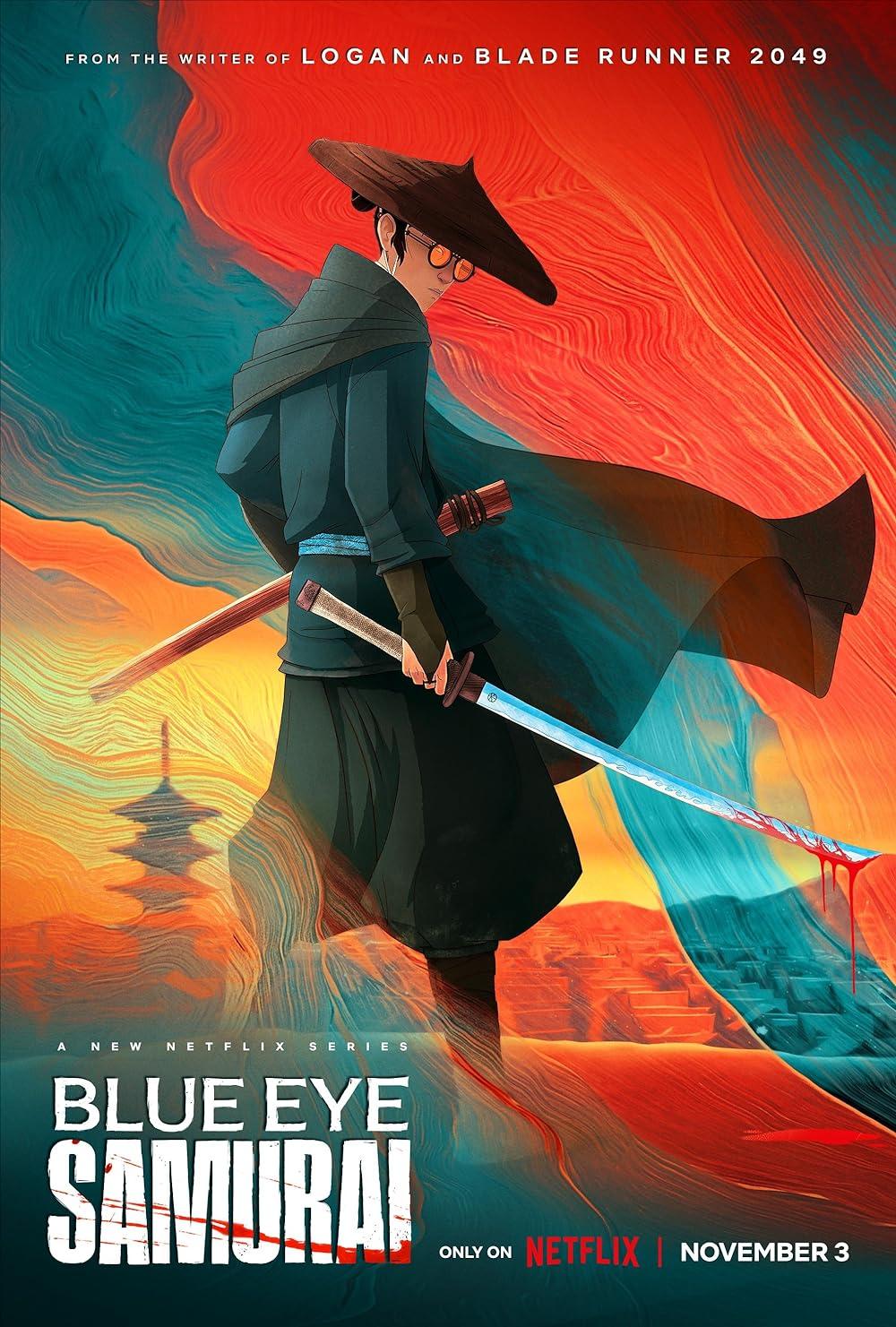 The media cover for “Blue Eye Samurai” by Jane Wu