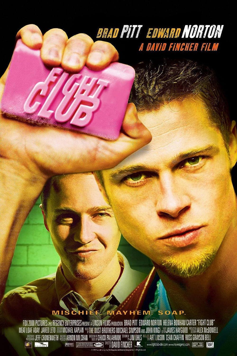 The media cover for “Fight Club” by David Fincher