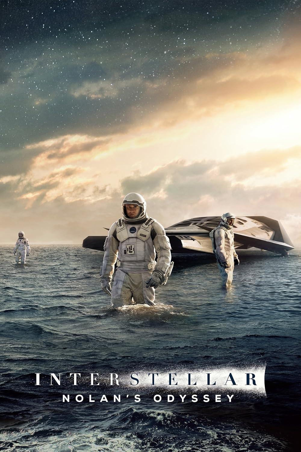 The media cover for “Interstellar” by Christopher Nolan