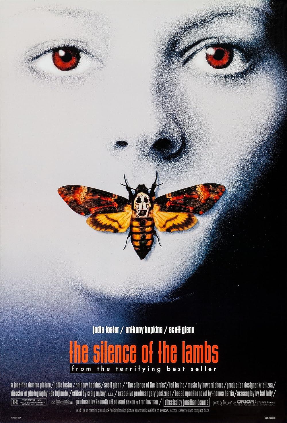 The media cover for “The Silence of the Lambs” by Jonathan Demme