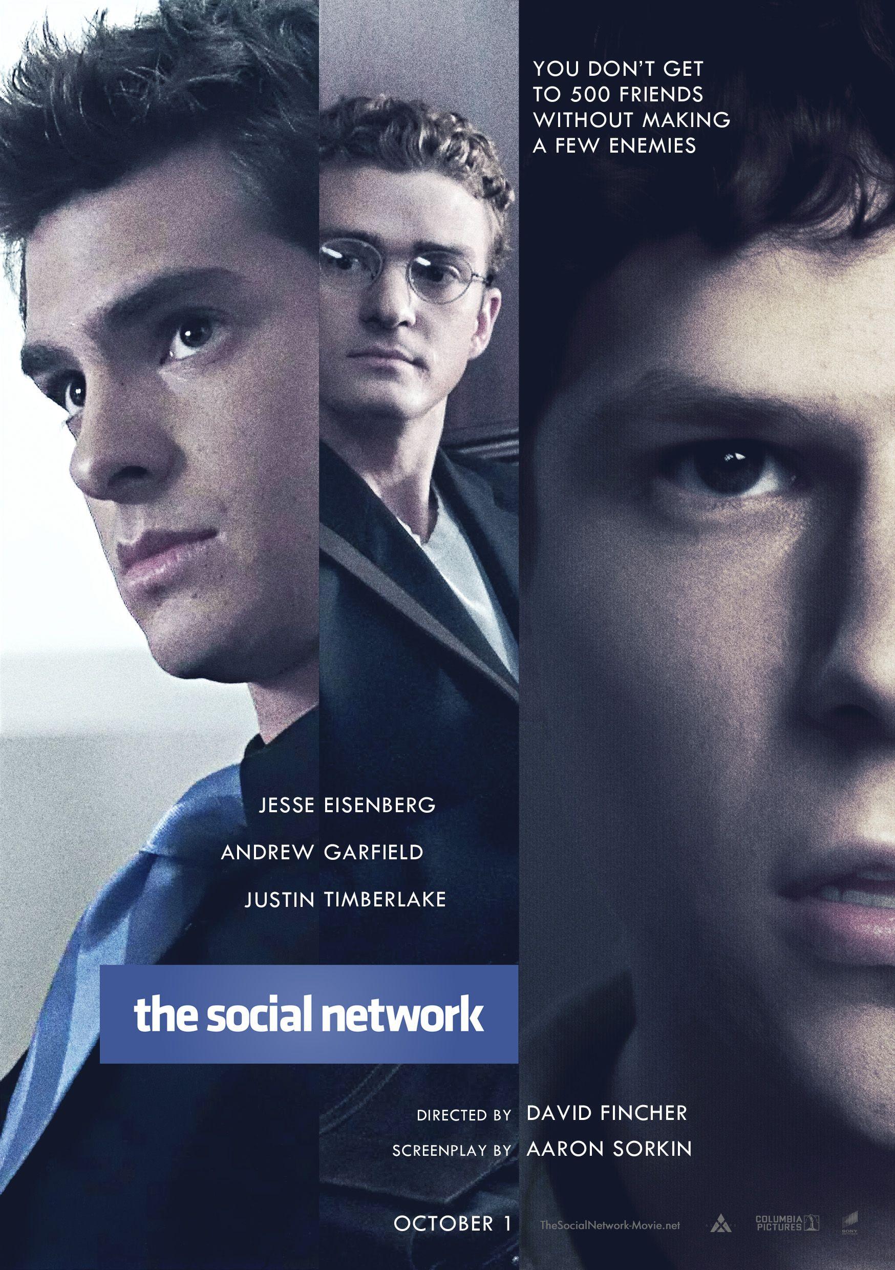 The media cover for “The Social Network” by David Fincher